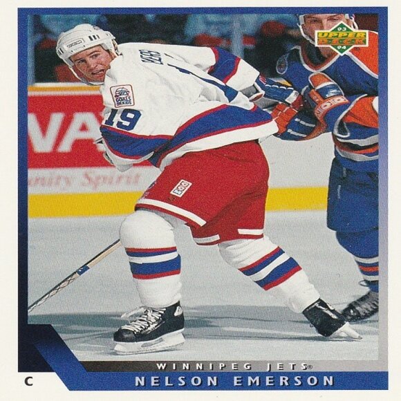 Nelson Emerson - Winnipeg Jets NHL Hockey Card Collection - Picture 2 of 3